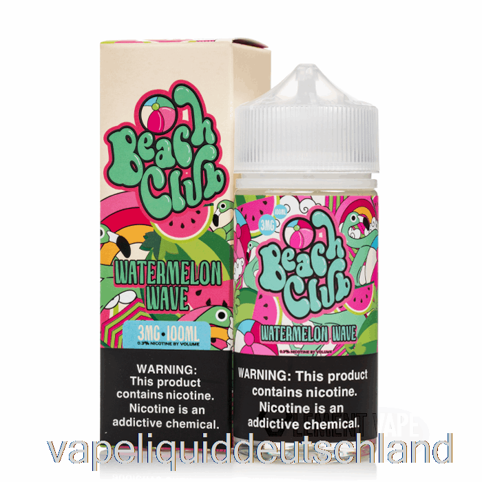 Wassermelonenwelle - Beach Club - 100 Ml 3 Mg Vape Deutschland